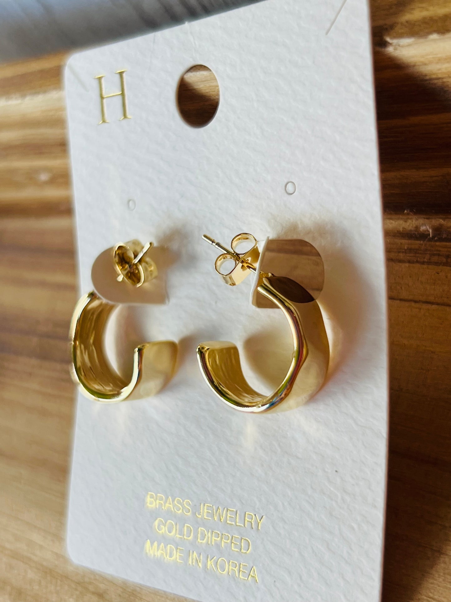 Cassie Gold Hoops