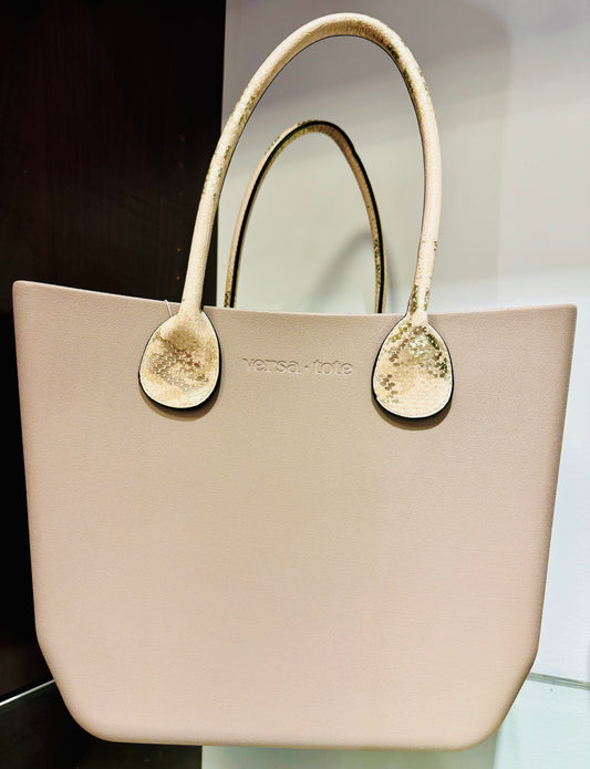 Taupe Versa Tote- Medium