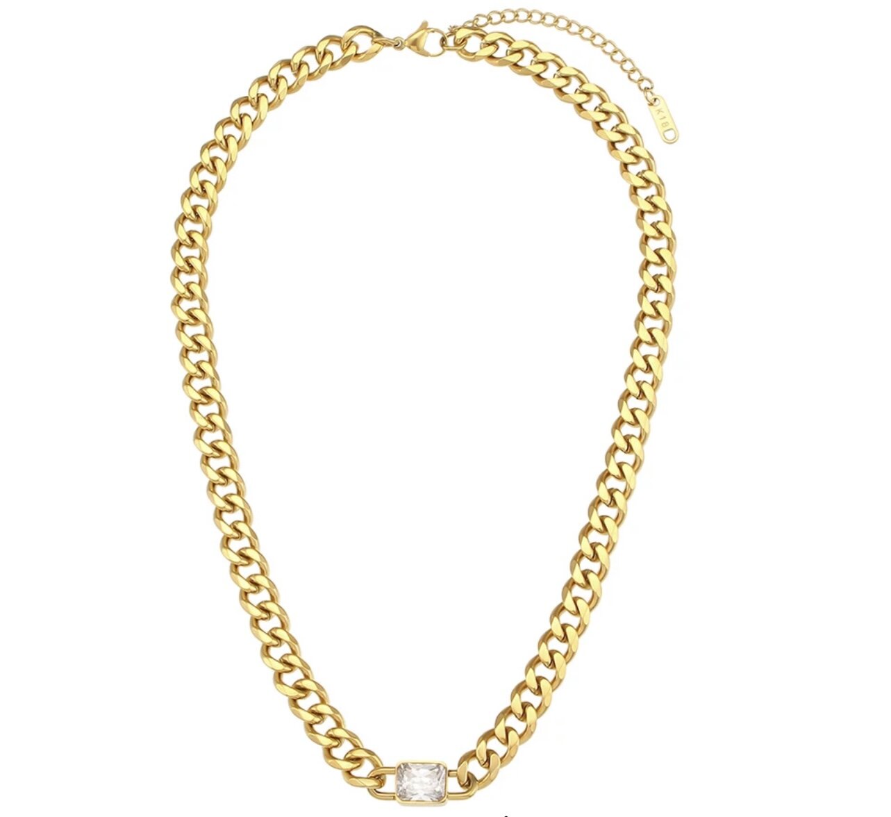 Diamond Pendant Chain Necklace