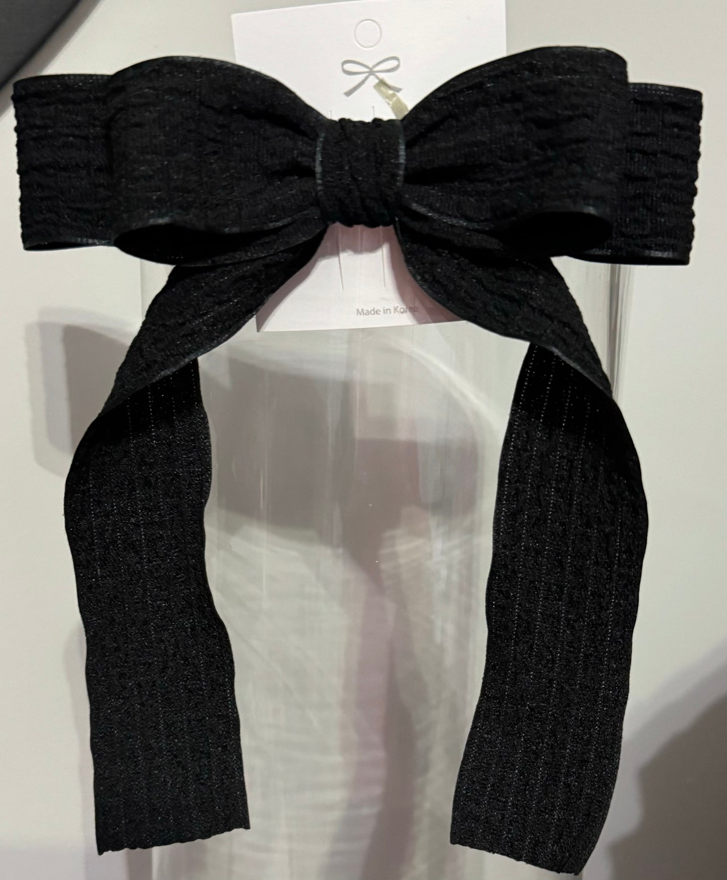 Black Evelyn Hair Bow