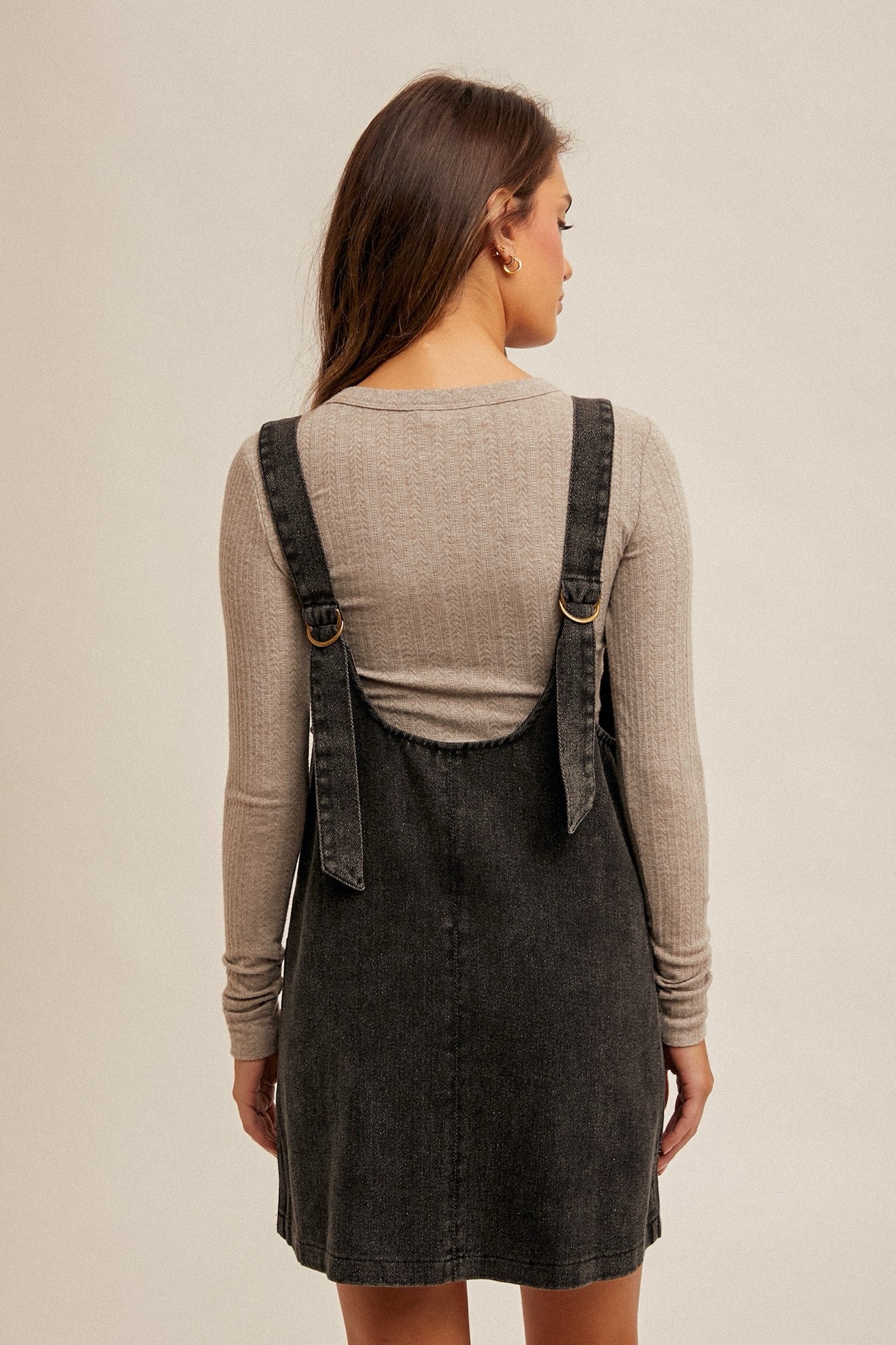 Alexi Twill Overall Dress