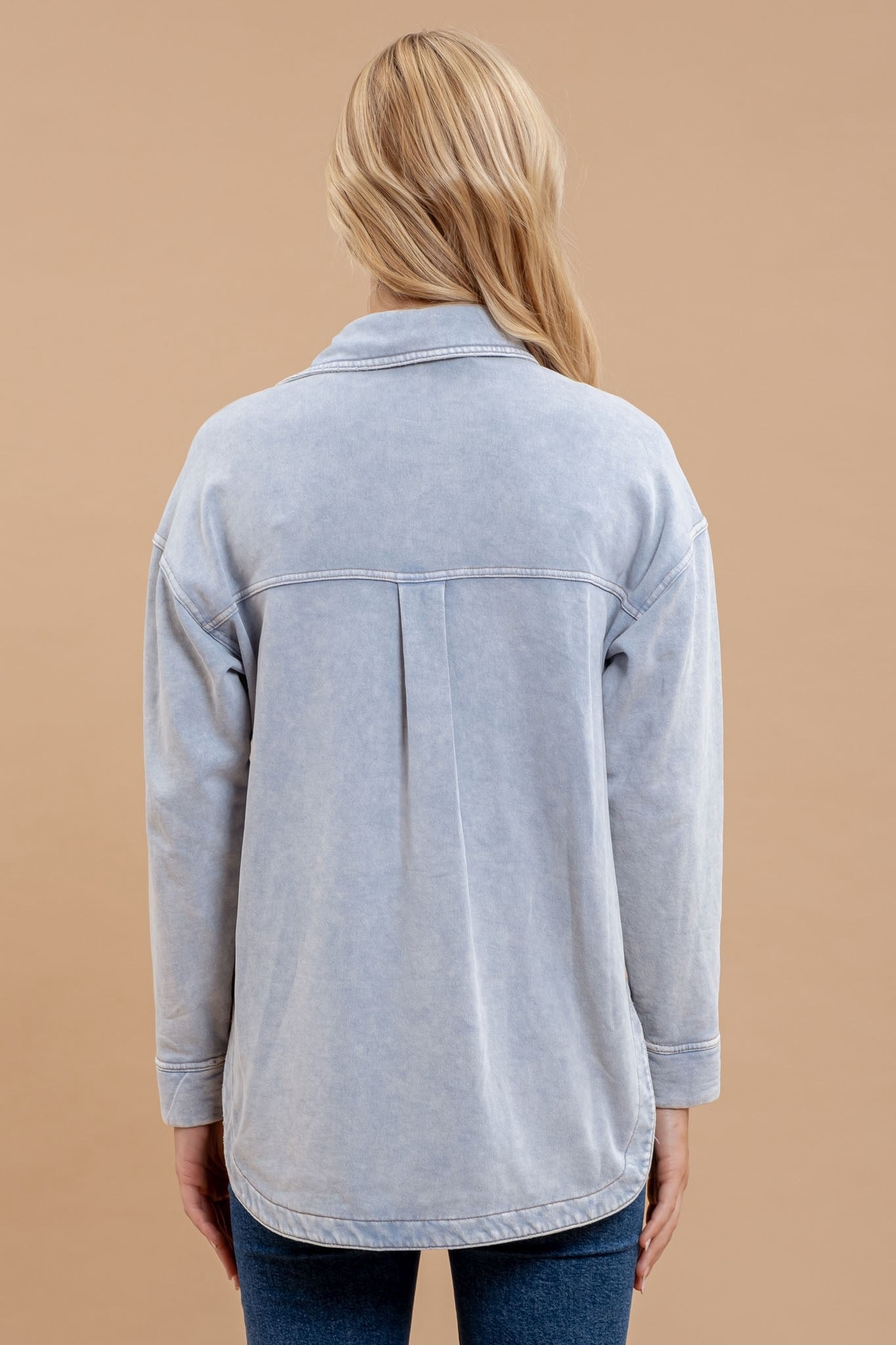 Courtlin Chambray Top