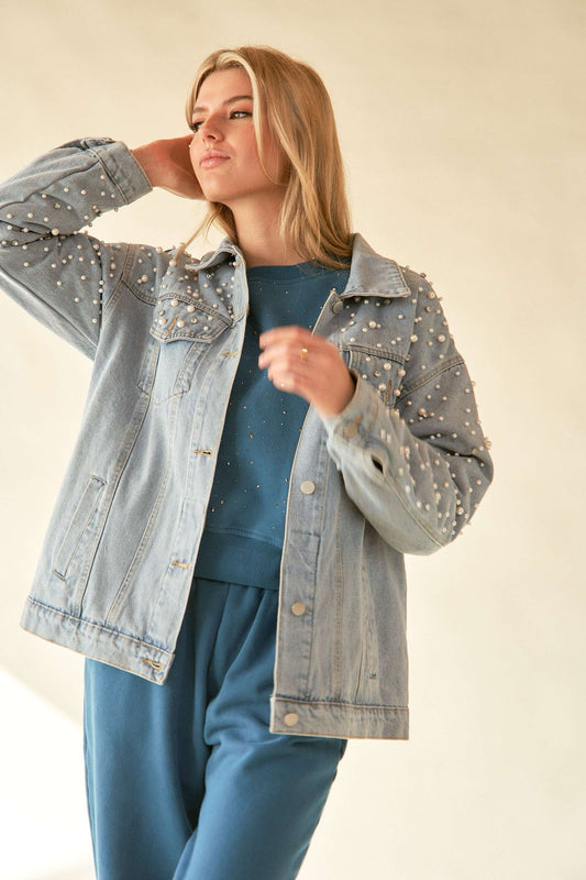 All That Glam Denim Jacket