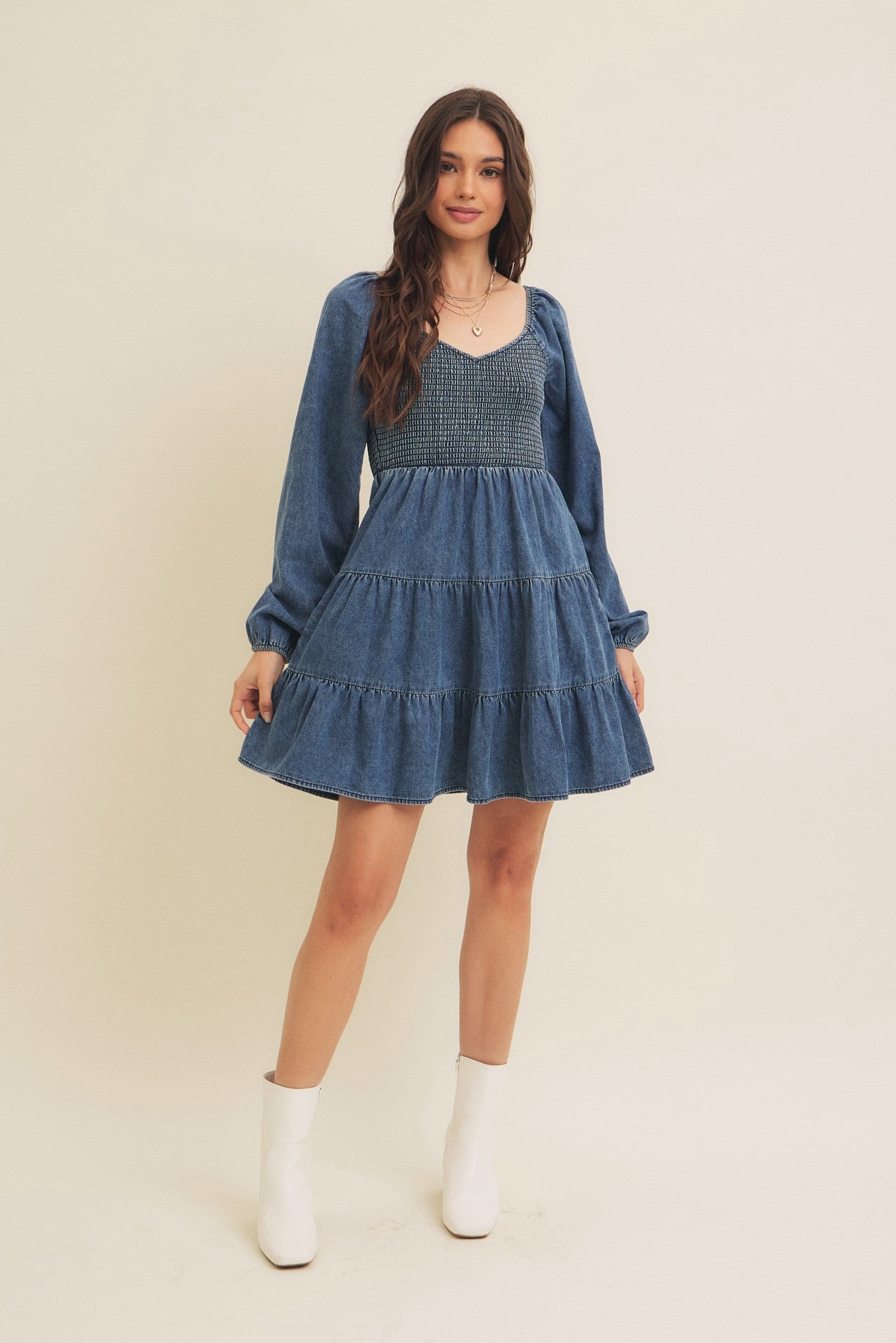 HARPER DENIM DRESS